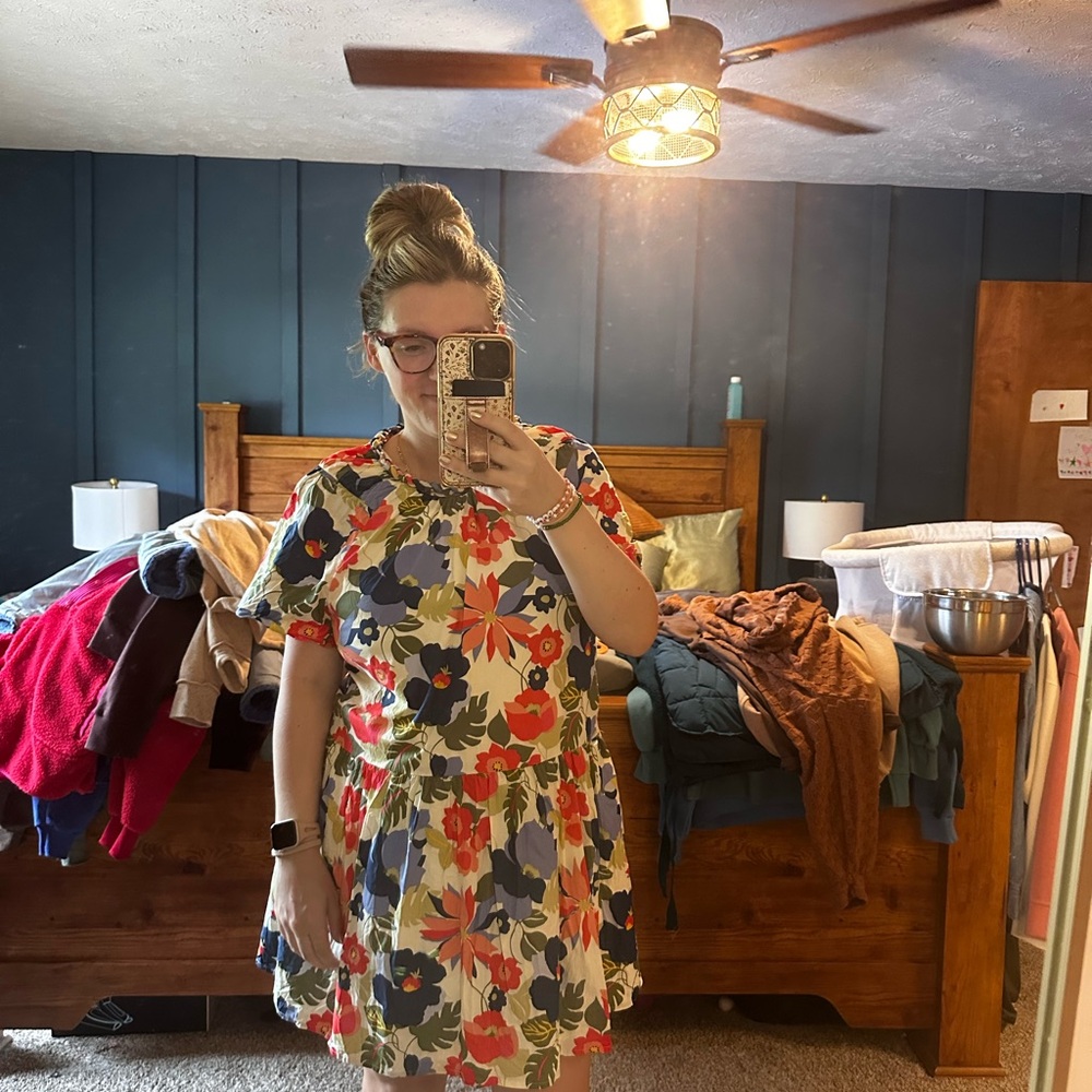 Vibrant Floral Mini Dress